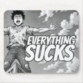 Everything Sucks Mousepad - Weirdest Timeline (Vorne)