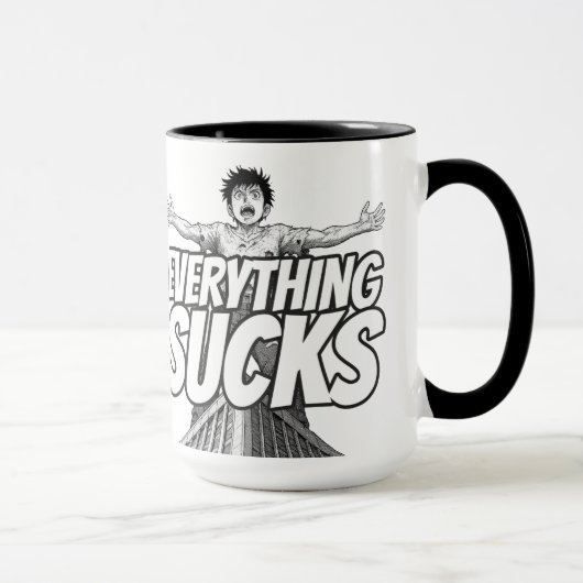 Everything Sucks Mug - Weirdest Timeline Tasse (Rechts)