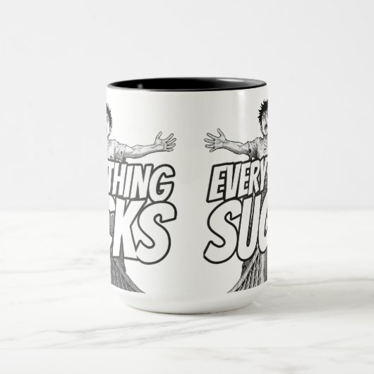 Everything Sucks Mug - Weirdest Timeline Tasse (Zentrum)
