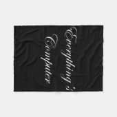 Everythings Computer In A Tesler Donald Trumps Ele Fleecedecke (Vorderseite (Horizontal))