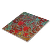 "Eves Äpfel" (Malerei) Fliese (Seite)