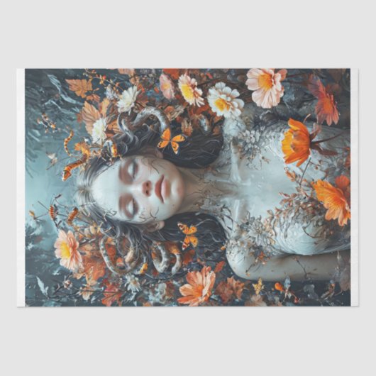 Eve's Dream Unter den Blume - Decoupage - Seidenpapier (Vorderseite)