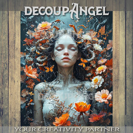 Eve's Dream Unter den Blume - Decoupage - Seidenpapier