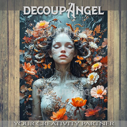 Eve's Dream Unter den Blume - Decoupage - Seidenpapier