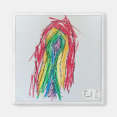 Eve's Rainbow Magnet (Quadrat) (Vorne)