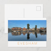 Evesham Feiertagspostkarte (Vorne/Hinten)