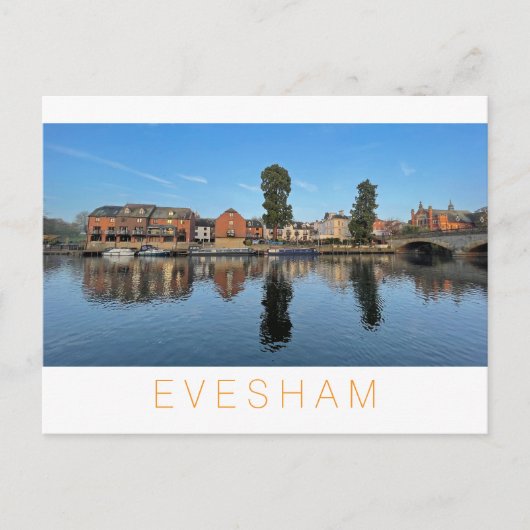 Evesham Feiertagspostkarte (Vorderseite)