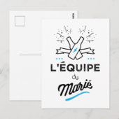 EVG l'équipe du marie Postkarte (Vorne/Hinten)