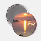 Evia-Griechenland-Magnet Magnet (Vorderseite/Rückseite)