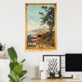 Evian, Lac Léman, Paris - Lyon - Méditerrannée Poster (Heimbüro)