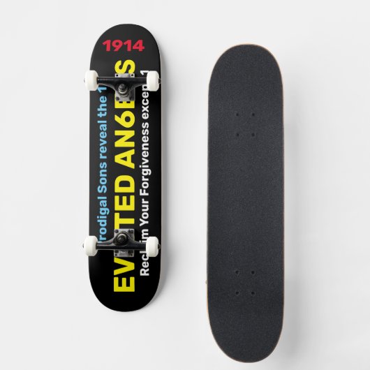 EVICED ANGELS Skateboard (Vorderseite)
