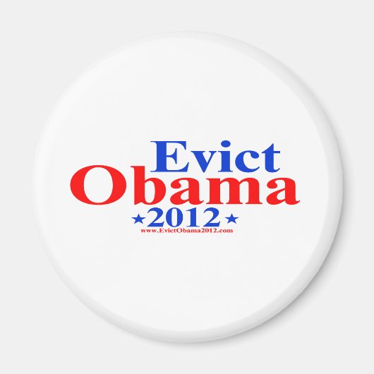 EVICT OBAMA 2012 MAGNET (Vorne)