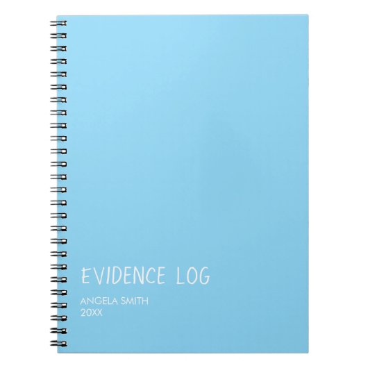 Evidence Log Notebook – Funny Dark Humor Journal,  Notizblock (Vorderseite)