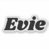 Evie Aufkleber (Vorderseite)