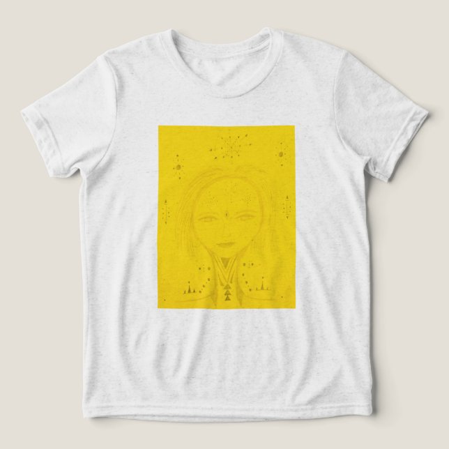 Evie Tri-Blend Shirt (Design Vorderseite)