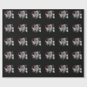 Evil Anime Sad Girl Otaku Japanisch Ästhetik Geschenkpapier (Flach)