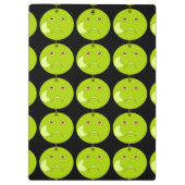 Evil Apple mit Scar Clipboard Klemmbrett (Rückseite)