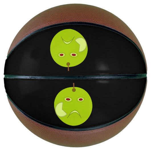 Evil Apple mit Scar Halloween Basketballs (Vorderseite)