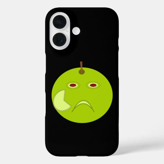 Evil Apple mit Scar Halloween Case-Mate iPhone Hülle (Rückseite)