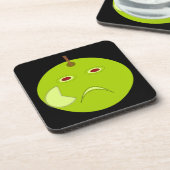 Evil Apple mit Scar Halloween Cork Untersetzer (Linke Seite)