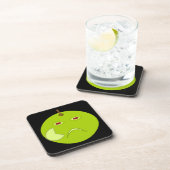 Evil Apple mit Scar Halloween Cork Untersetzer (Rechte Seite)