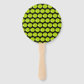 Evil Apple mit Scar Halloween Custom Hand Fan Fächer (Rückseite)