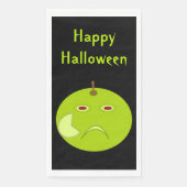 Evil Apple mit Scar Halloween Custom Serviette (Vorderseite)