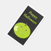 Evil Apple mit Scar Halloween Custom Serviette (Ecke)