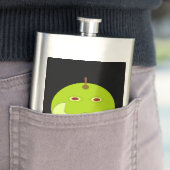 Evil Apple mit Scar Halloween Flasken Flachmann (Beispiel)