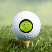 Evil Apple mit Scar Halloween Golf Ball (Insitu T-Shirt)