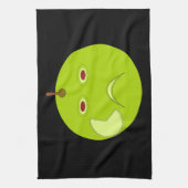 Evil Apple mit Scar Halloween Küchentuch (Vertikal)