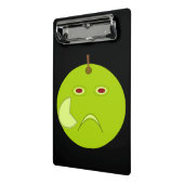 Evil Apple mit Scar Halloween Mini Clipboard Klemmbrett (Gewinkelt2)
