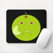 Evil Apple mit Scar Halloween Mousepad (Mit Mouse)