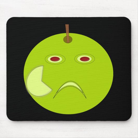 Evil Apple mit Scar Halloween Mousepad (Vorne)