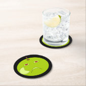 Evil Apple mit Scar Halloween Paper Untersetzer (Vor Ort)