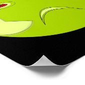 Evil Apple mit Scar Halloween Poster (Ecke)