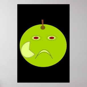 Evil Apple mit Scar Halloween Poster