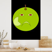Evil Apple mit Scar Halloween Poster (Küche)