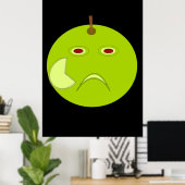 Evil Apple mit Scar Halloween Poster (Heimbüro)
