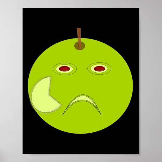 Evil Apple mit Scar Halloween Poster (Vorne)