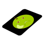 Evil Apple mit Scar Halloween Premium Magnet (Linke Seite)