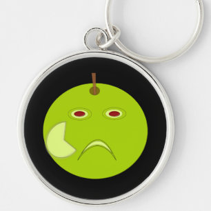 Evil Apple mit Scar Halloween-Schlüsselanhänger Schlüsselanhänger