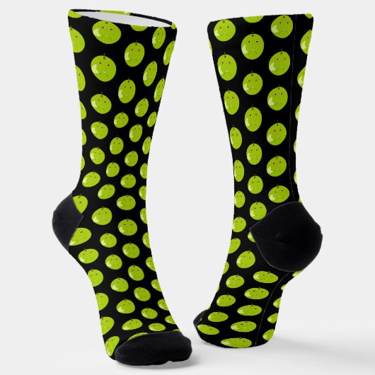 Evil Apple mit Scar Halloween Socken (Gewinkelt)