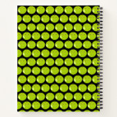 Evil Apple mit Scar Halloween Spiral Notebook Notizbuch (Rückseite)