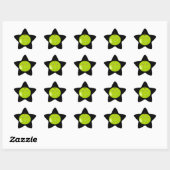 Evil Apple mit Scar Halloween Stickers (Blatt)