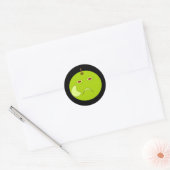 Evil Apple mit Scar Halloween Stickers (Umschlag)