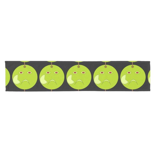 Evil Apple mit Scar Halloween Tischläufer (Horizontal)