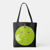 Evil Apple mit Scar Halloween Tote Bag Tasche (Rückseite)