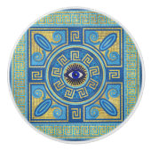 Evil-Aug-Mosaik-Tile-Ornament Keramikknauf (Vorderseite)