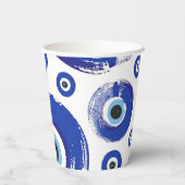 EVIL-Auge gedruckte Papiertassen Pappbecher (Rückseite)